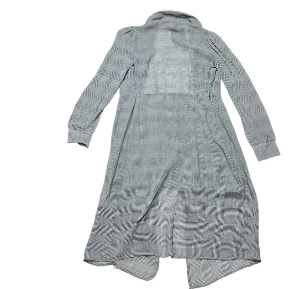 Reformation Salem Wrap Midi Dress in Aberdeen Grey XS New with Tags $248 MSRP - Picture 4 of 12